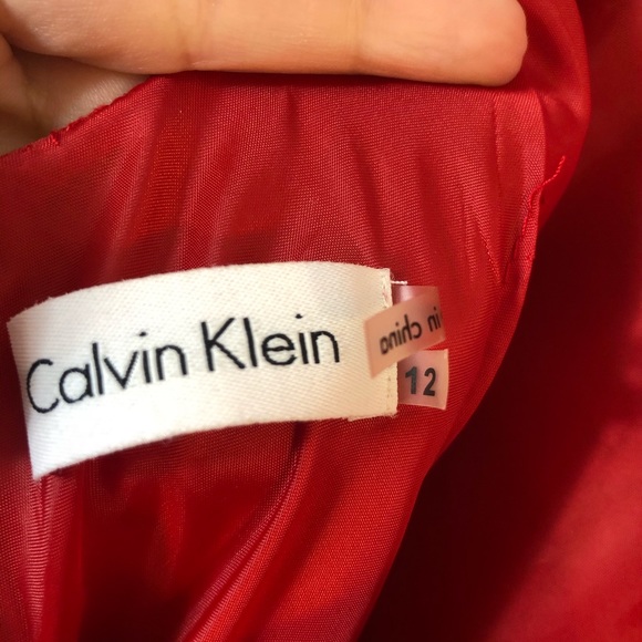 Calvin Klein Red Dress - Picture 4 of 7